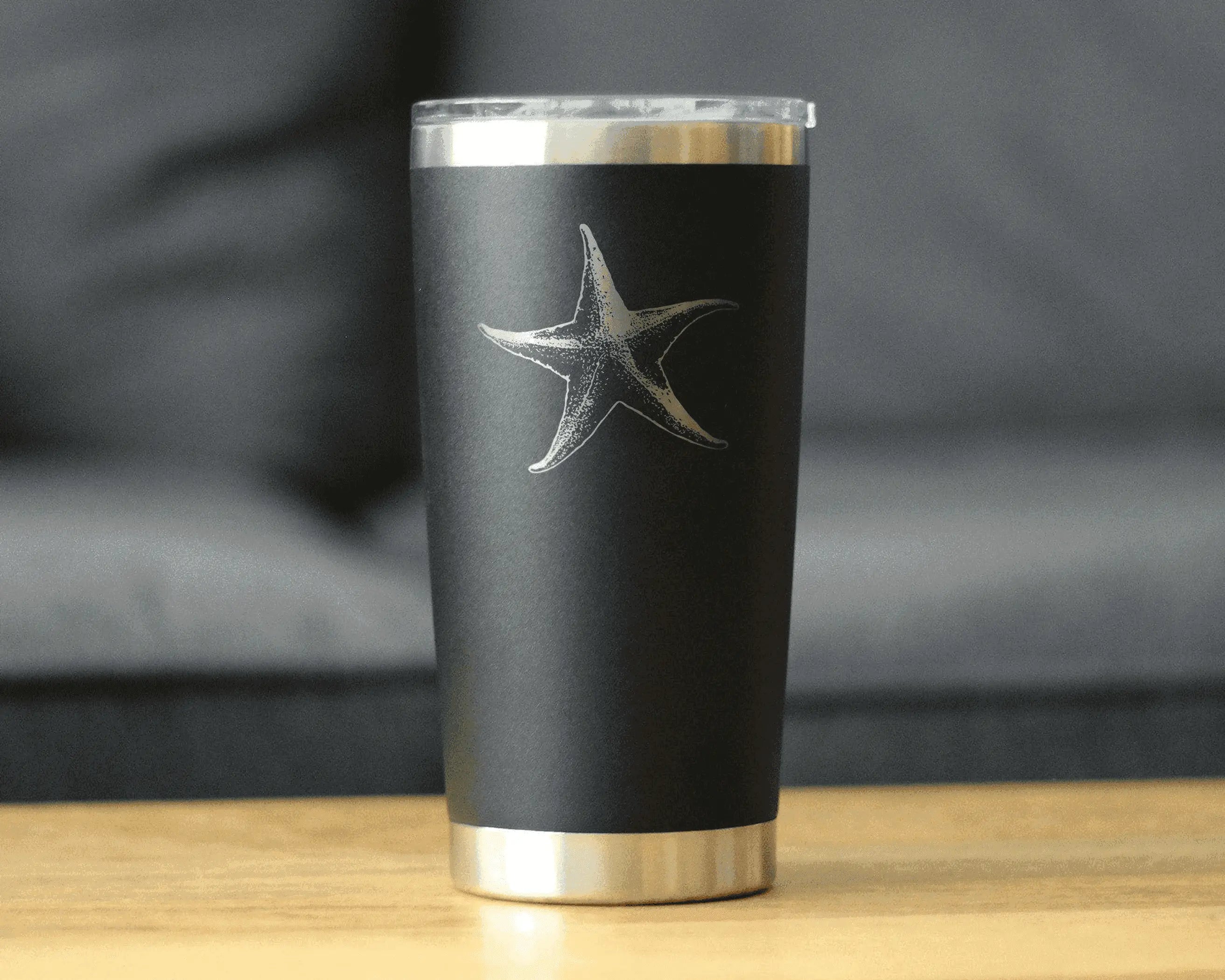 Starfish Insulated Travel Tumbler - Ocean Beach Gifts Bevvee