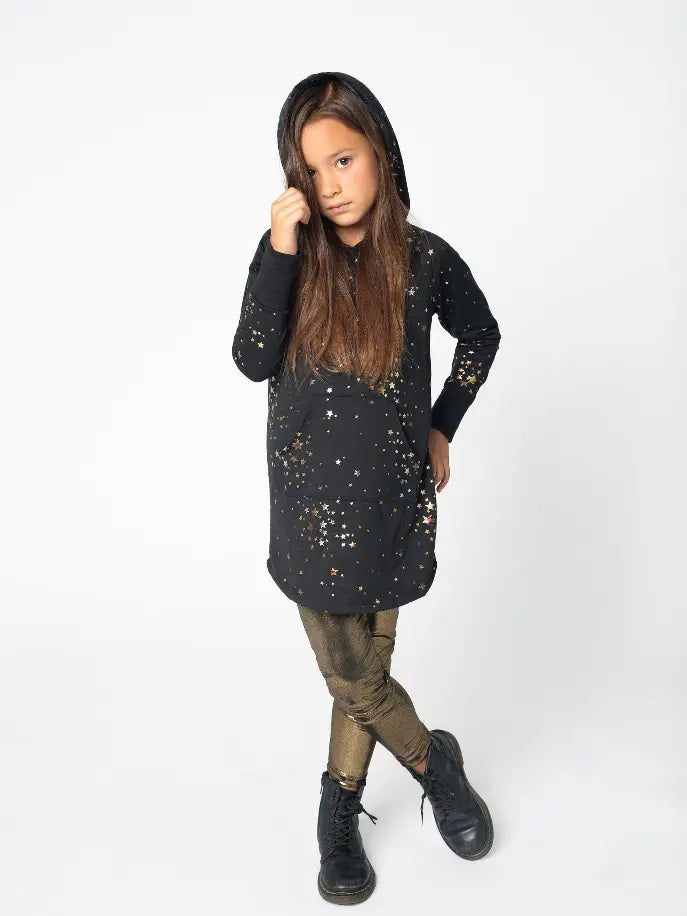 Starry Night Hoodie Dress Little Mass