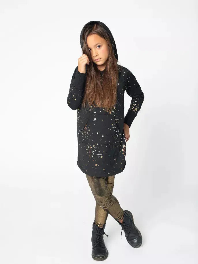 Starry Night Hoodie Dress Little Mass