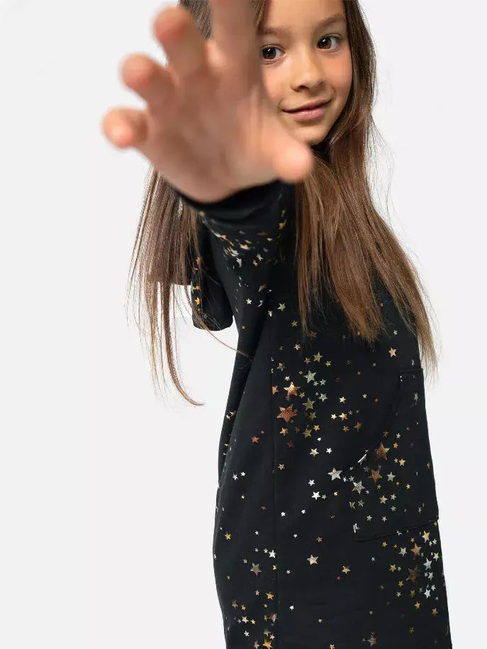 Starry Night Hoodie Dress Little Mass