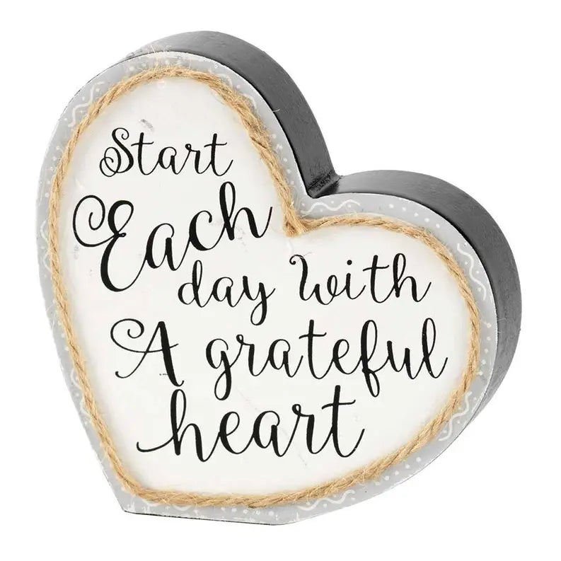 Start Each Day With A Grateful Heart Block Dicksons Inc
