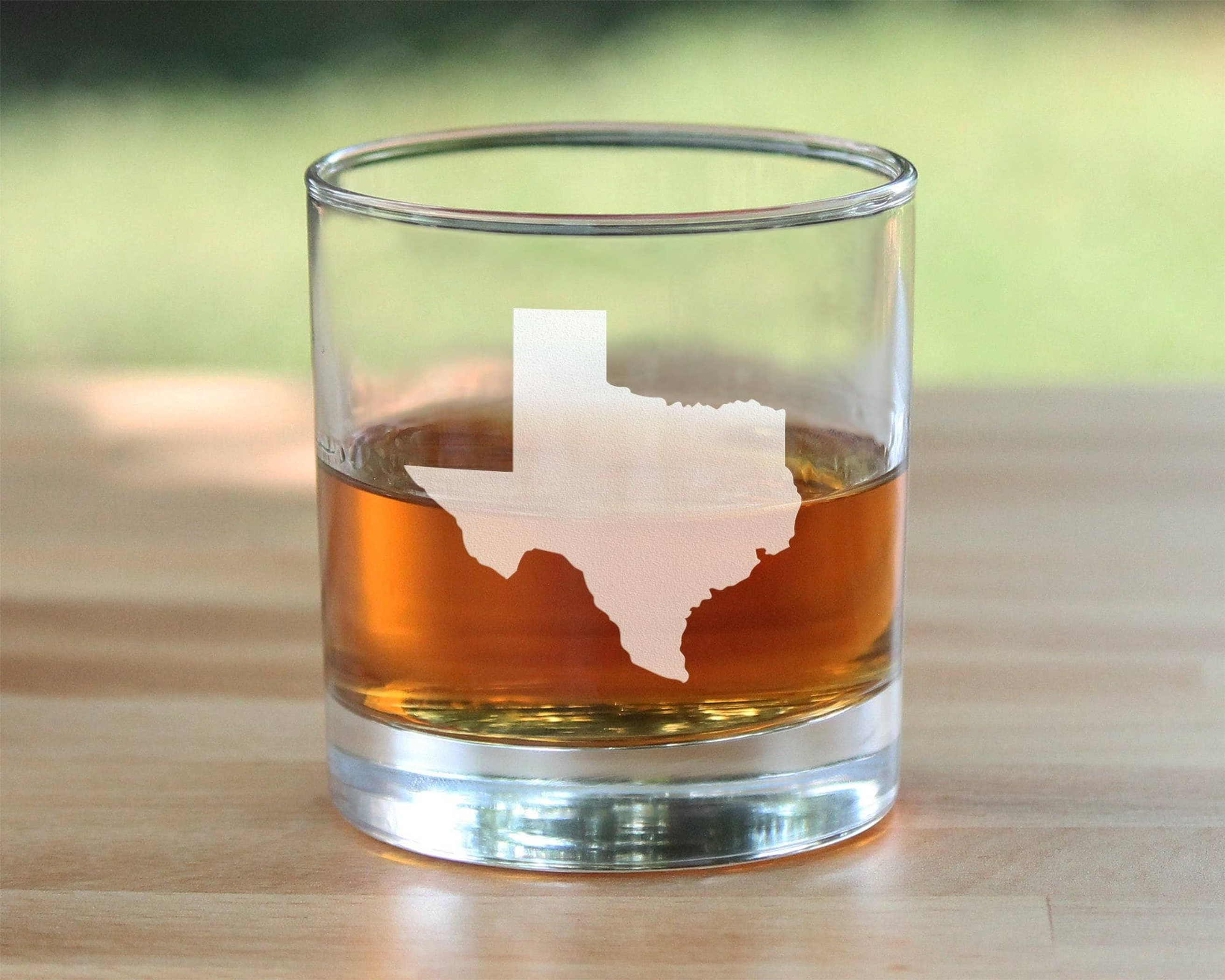State of Texas Whiskey Rocks Glass - Texans Gifts and Decor Bevvee