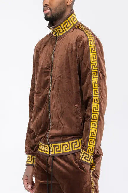 Status Velour Track Jacket WEIV