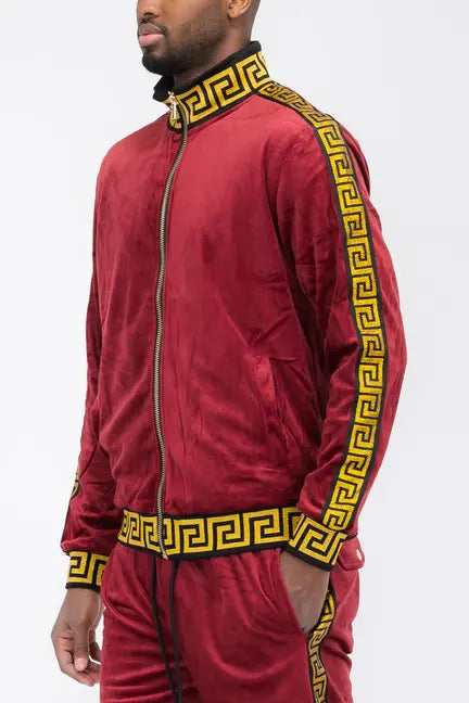 Status Velour Track Jacket WEIV