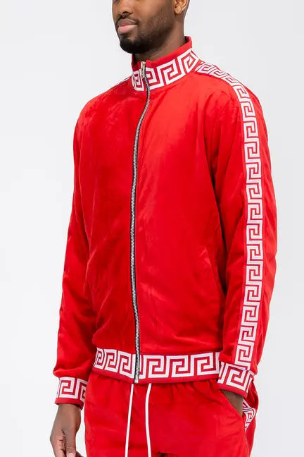 Status Velour Track Jacket WEIV