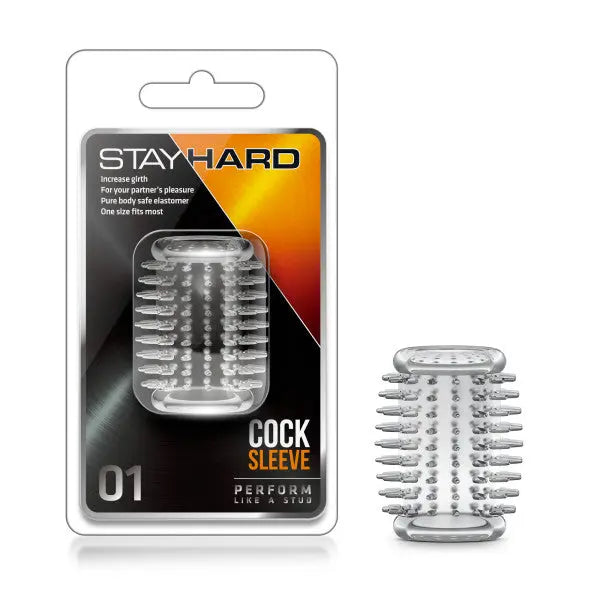 Stay Hard Cock Sleeve 01 Clear Blush Novelties
