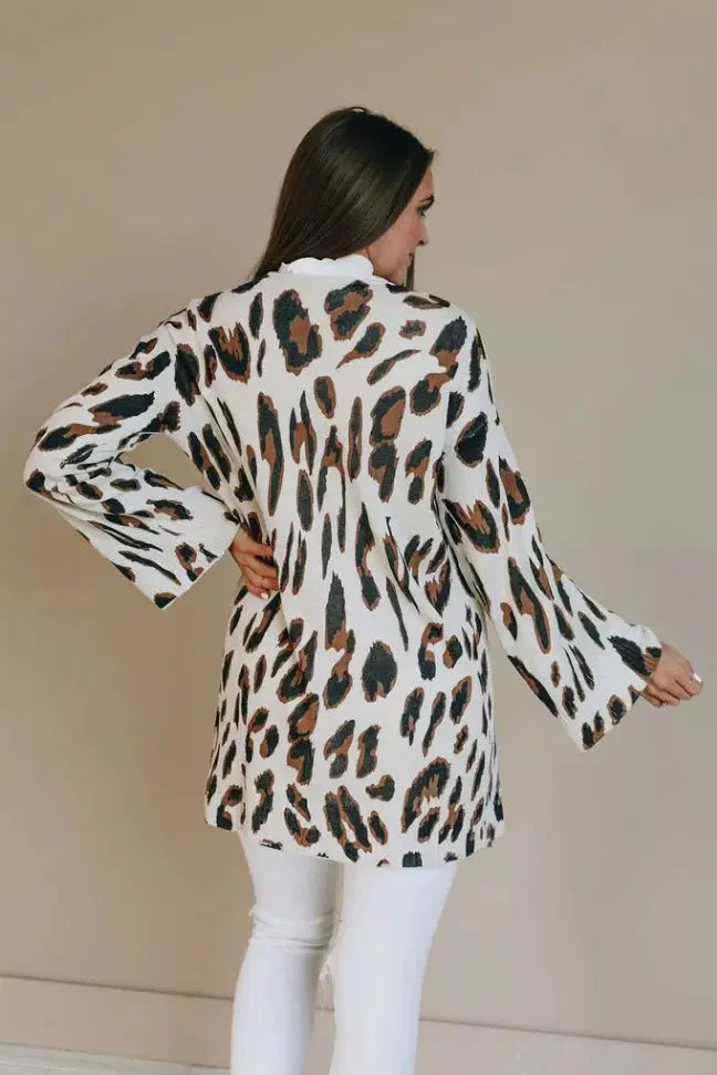 Stay Wild Leopard Cardi Stay Warm in Style