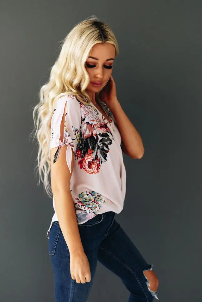 Stay With Me Tie Detail Top Stay Warm in Style