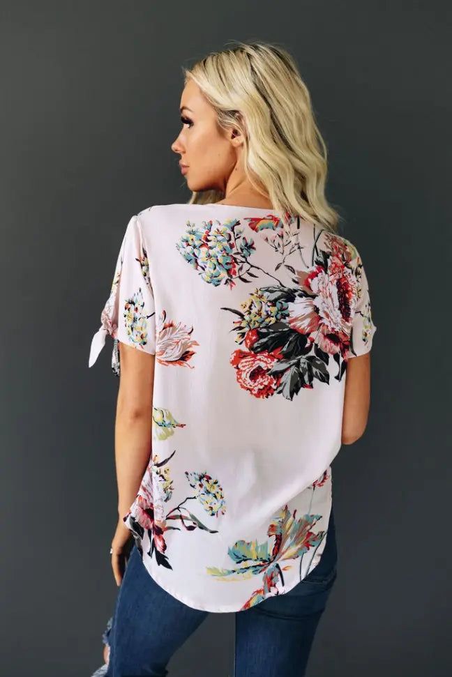 Stay With Me Tie Detail Top Stay Warm in Style
