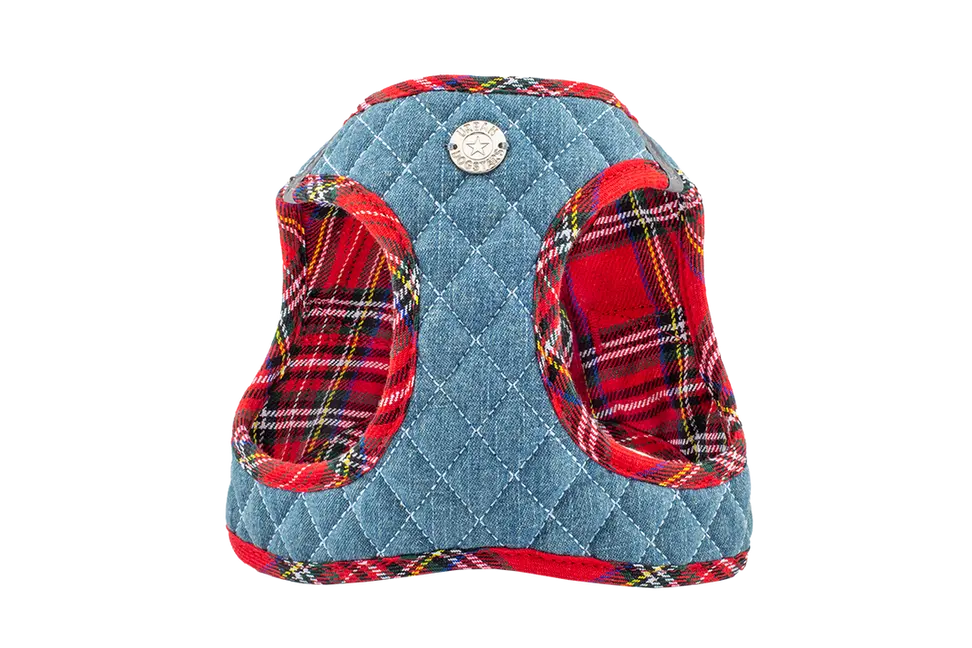 Step-In Denim Harness Urban Dog Stars