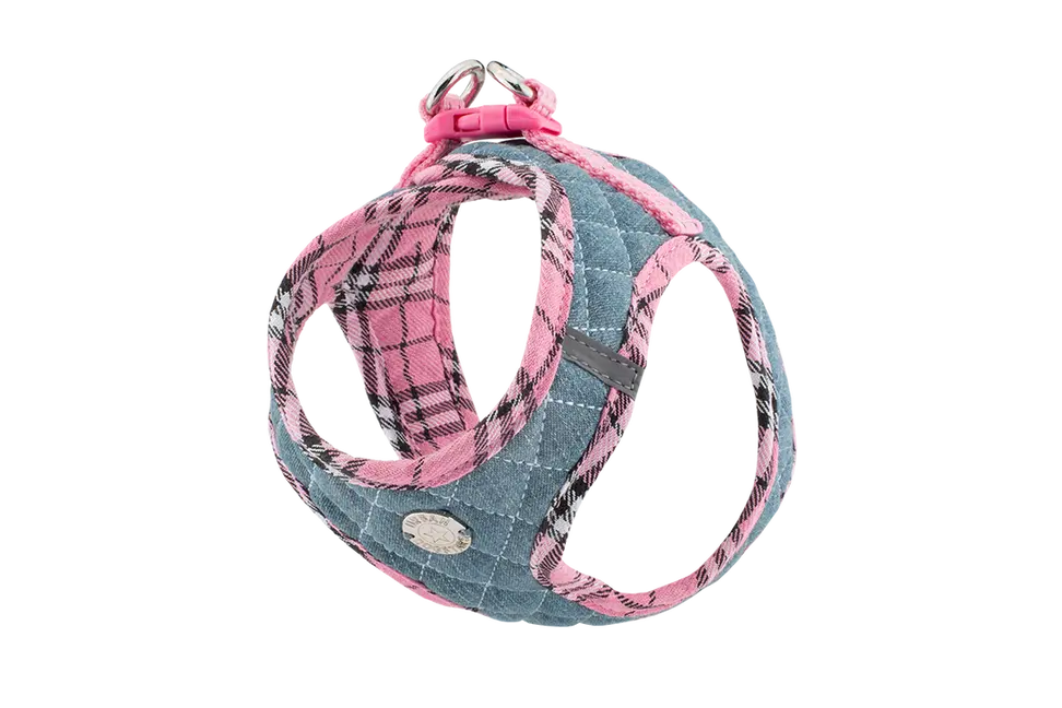 Step-In Denim Harness Urban Dog Stars