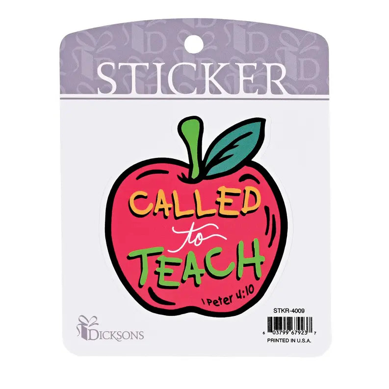 Sticker Called To Teach 1 Peter 4:10 Dicksons Inc