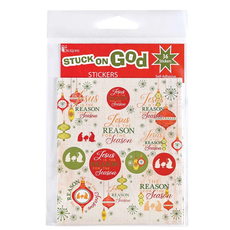 Sticker Sheet Whimsical Jesus The Reason Dicksons Inc
