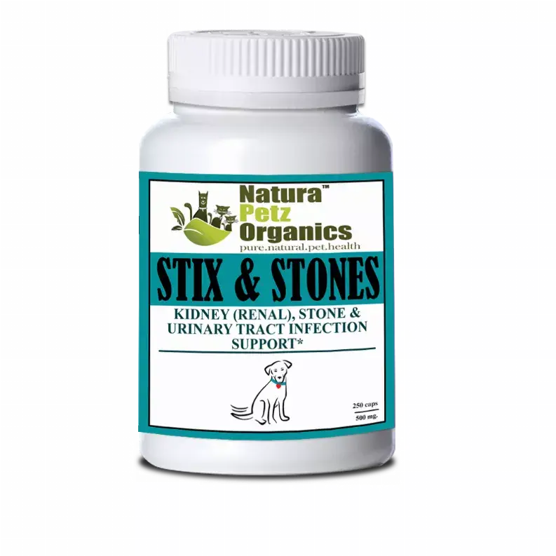 Stix And Stones Capsules* Kidney, Urinary Tract Infection & Stone Support* Organic Pet Systems