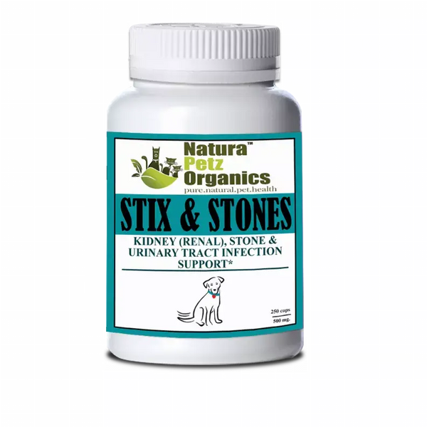 Stix And Stones Capsules* Kidney, Urinary Tract Infection & Stone Support* Organic Pet Systems