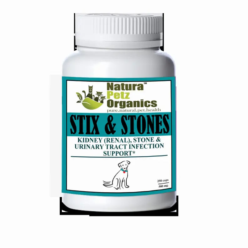 Stix And Stones Capsules* Kidney, Urinary Tract Infection & Stone Support* Organic Pet Systems