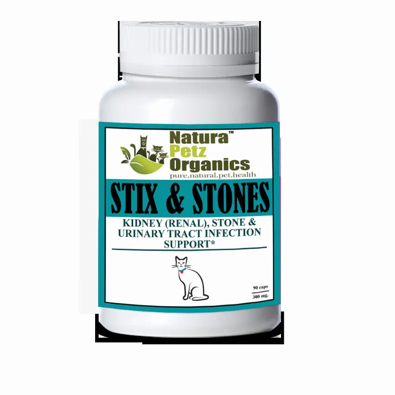 Stix And Stones Capsules* Kidney, Urinary Tract Infection & Stone Support* Organic Pet Systems