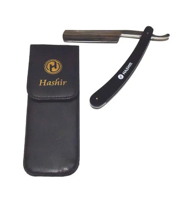 Straight Edge Steel Razor Folding Shaving Barber Tool + Case Hashir Products