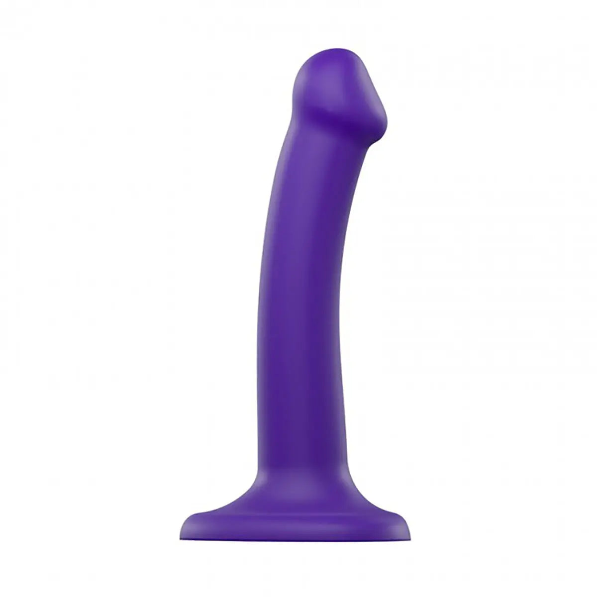 Strap-On-Me Bendable Dual Density Semi-Realistic Dil Purple Small Strap-On-Me