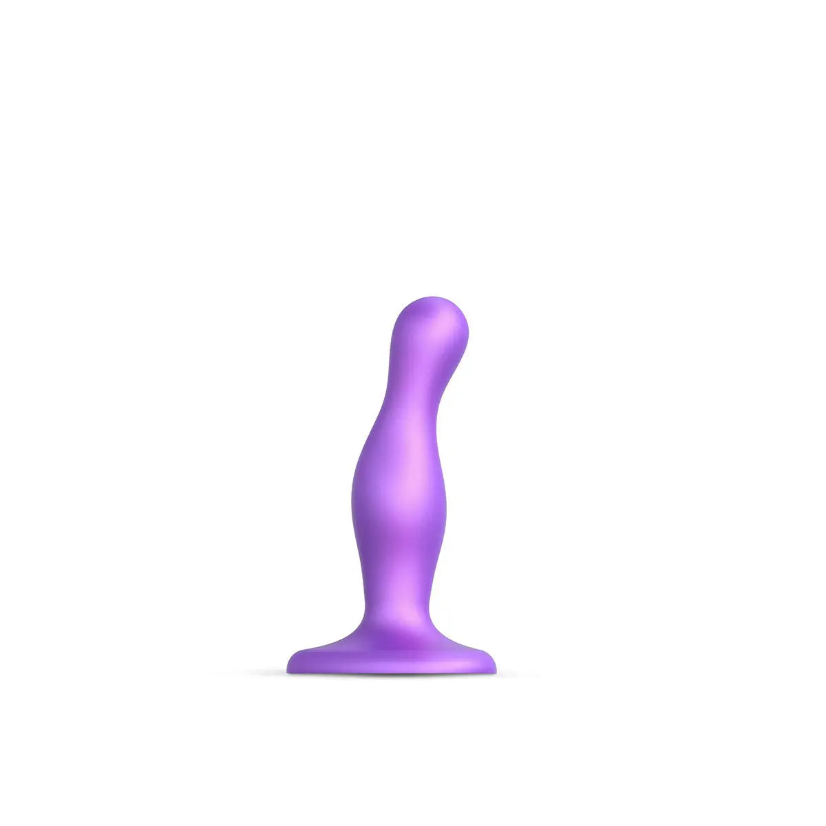 Strap-On-Me Curvy Plug Dil Metallic Purple - Small Strap-On-Me