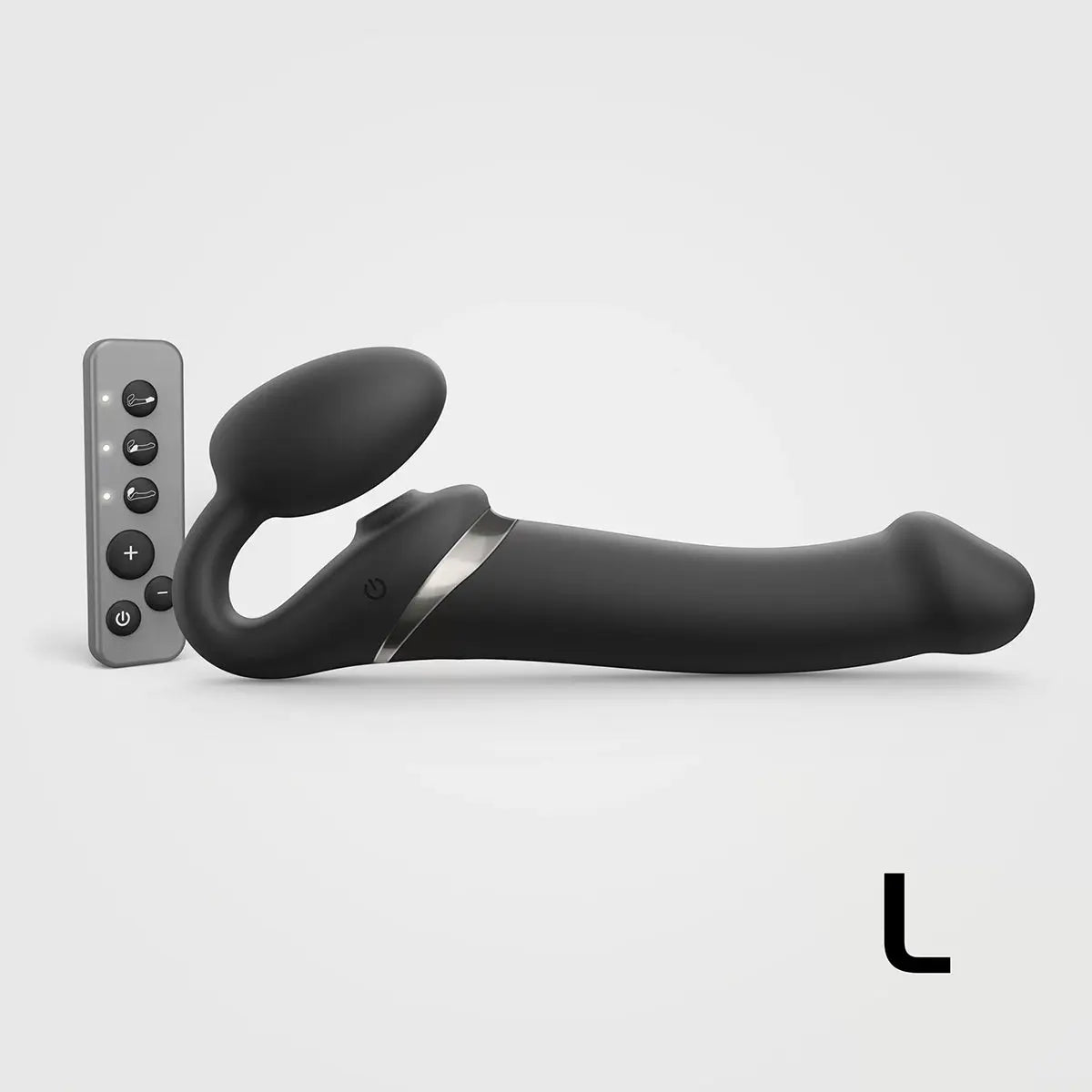 Strap-On-Me Multi-Orgasm Large Bendable Strap-On - Black Strap-On-Me