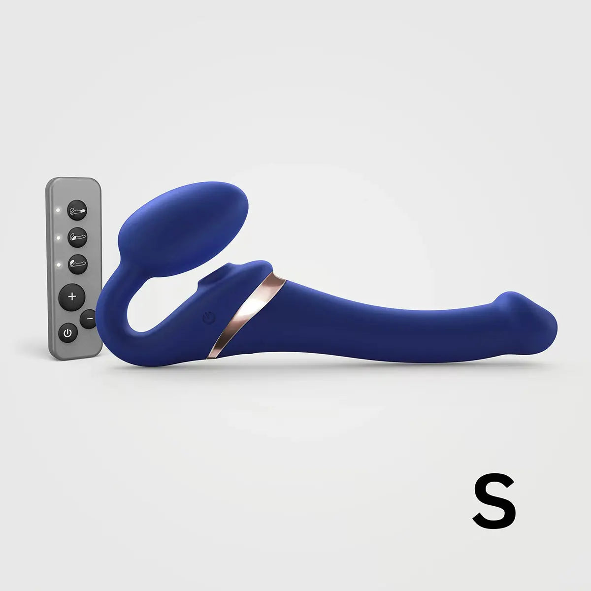 Strap-On-Me Multi-Orgasm Small Bendable Strap-On - Blue Strap-On-Me