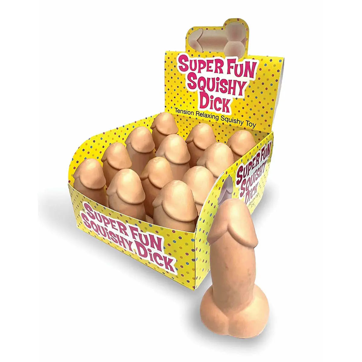 Stress Penis 12-Piece Display Little Genie