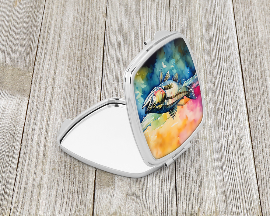 Striped Bass Compact Mirror Caroline's Treasures