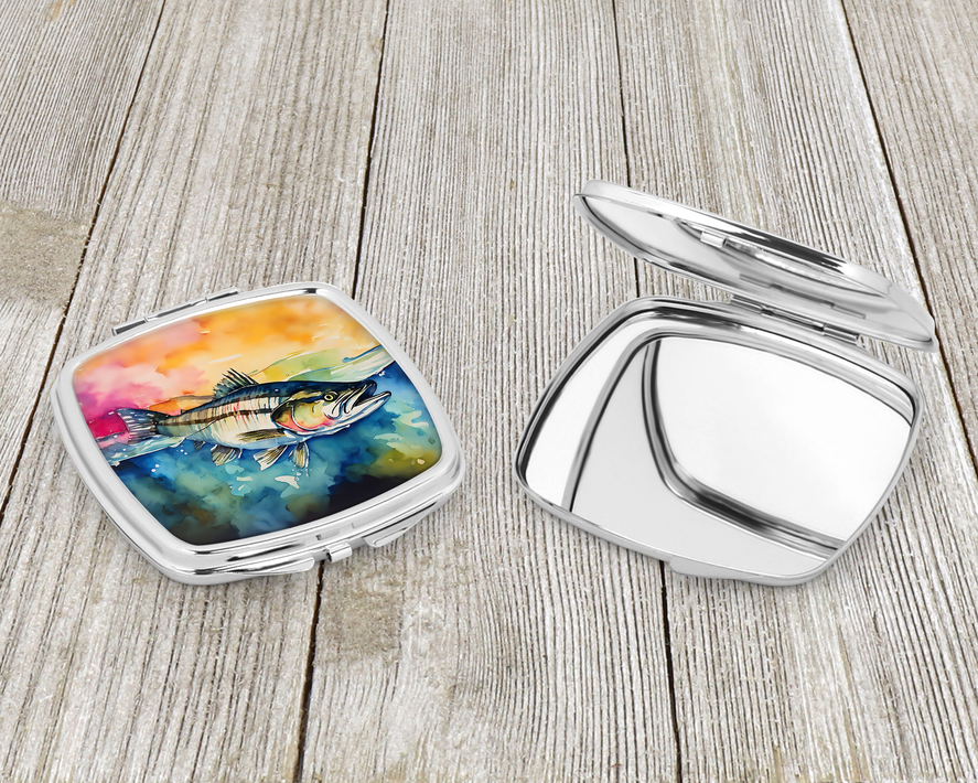 Striped Bass Compact Mirror Caroline's Treasures