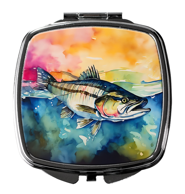 Striped Bass Compact Mirror Caroline's Treasures