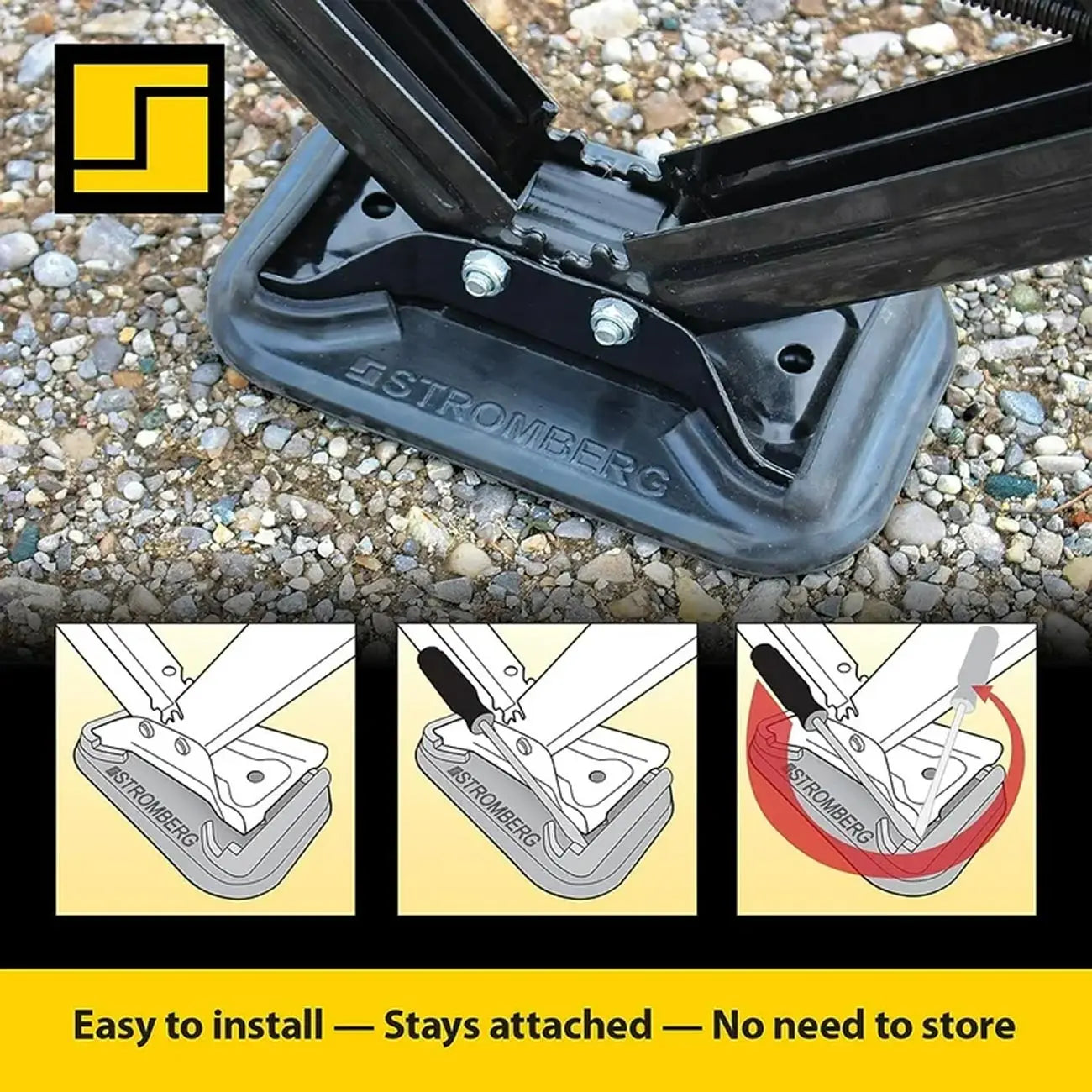 Stromberg Epdm Rubber Scissor Jack Shoes (2-pack) STROMBERG