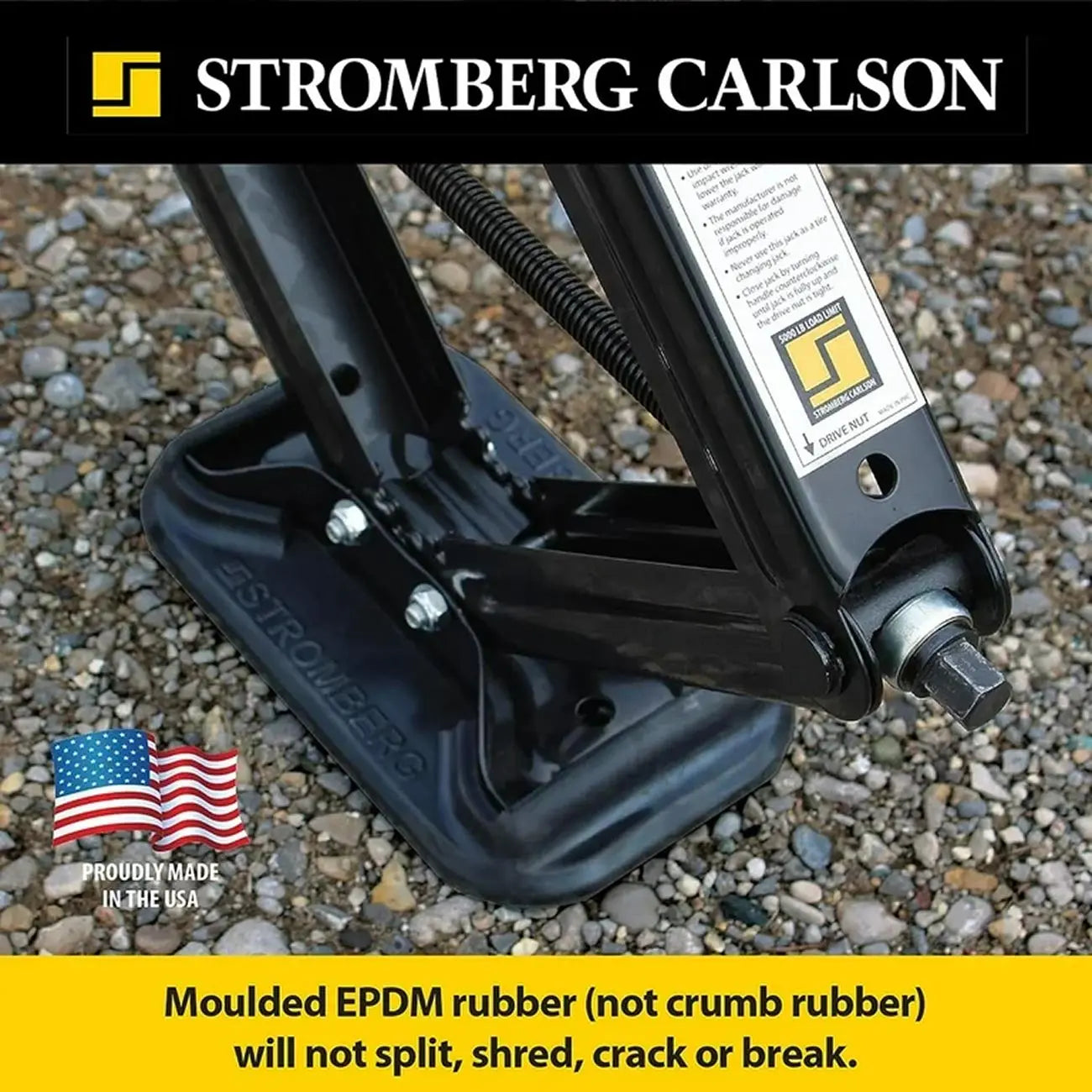 Stromberg Epdm Rubber Scissor Jack Shoes (2-pack) STROMBERG