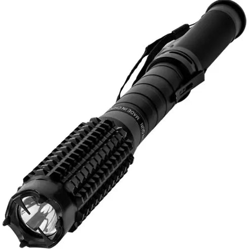 Stun Master 110,000,000 Volt Bad Ass Metal Stun Baton And Flashlight Safety Technology
