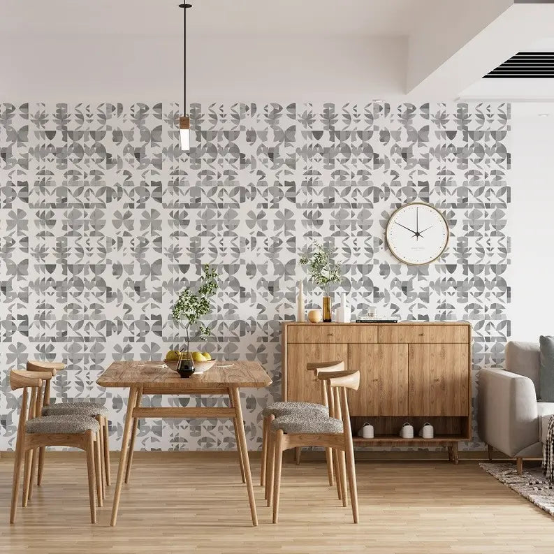 Succulent ' Geometric Peel & Stick Wallpaper SBC-LTD