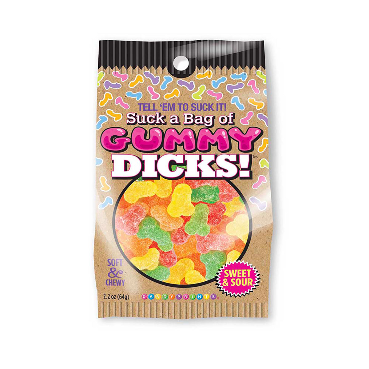 Suck A Bag Of Gummy Dicks 4oz Bag Little Genie
