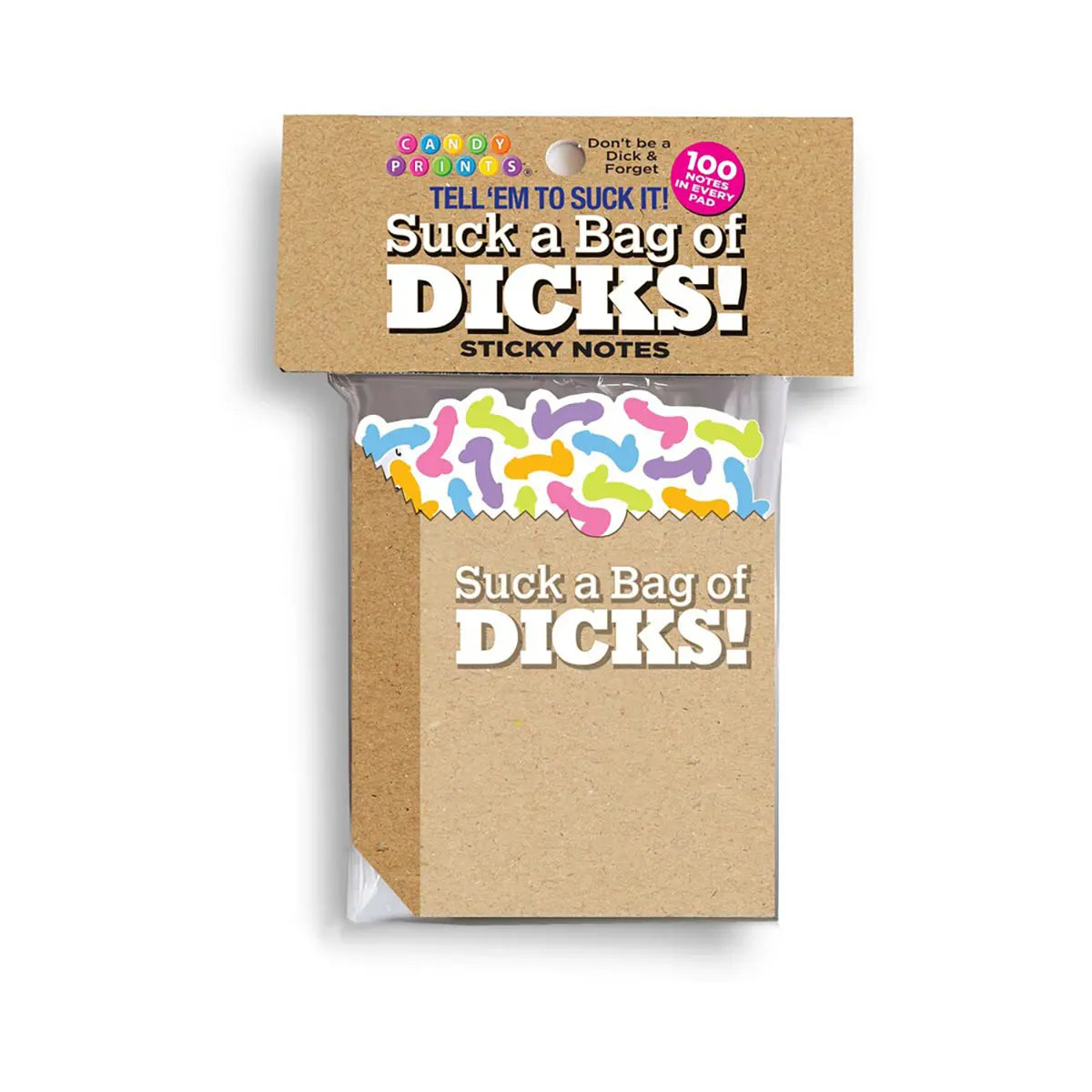 Suck a Bag of Dicks Sticky Notes Little Genie