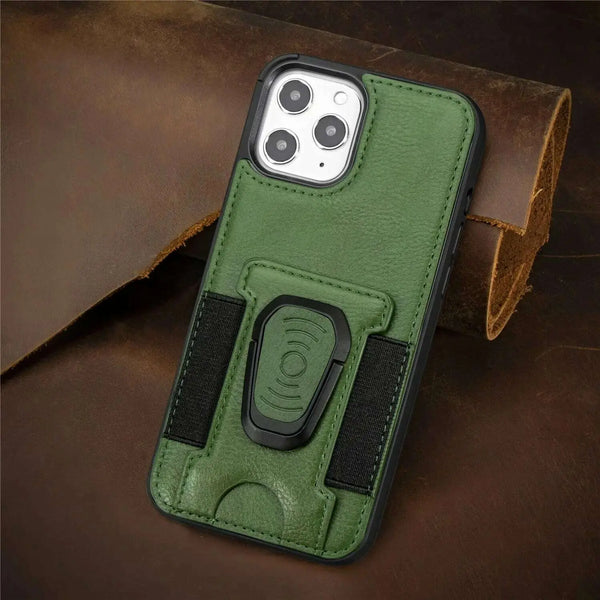 Suitable-for-iphone12-mobile-phone-case-magnetic-suction-car-multi-card-ring-bracket-four-corner-all-inclusive-iphone-protective-cover-GreatEagleInc-334208326