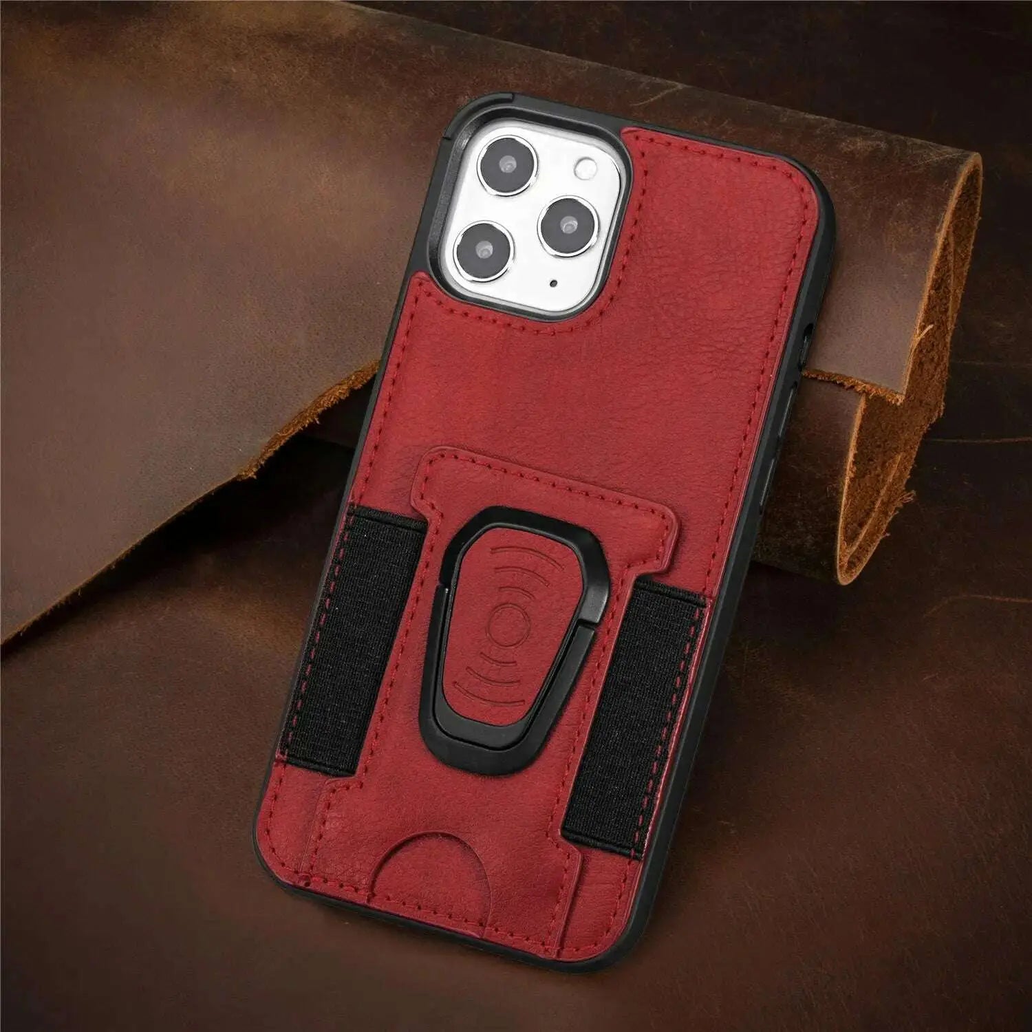 Suitable-for-iphone12-mobile-phone-case-magnetic-suction-car-multi-card-ring-bracket-four-corner-all-inclusive-iphone-protective-cover-GreatEagleInc-334208485