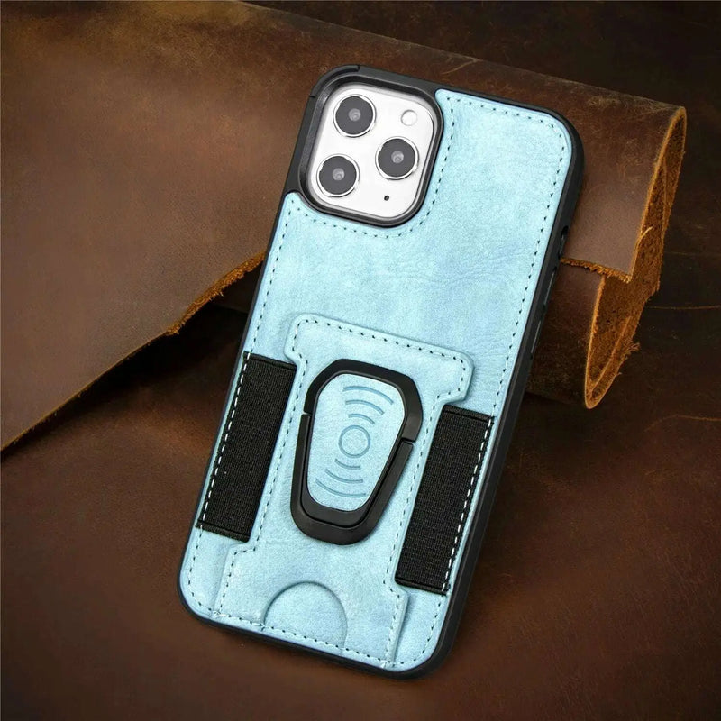 Suitable-for-iphone12-mobile-phone-case-magnetic-suction-car-multi-card-ring-bracket-four-corner-all-inclusive-iphone-protective-cover-GreatEagleInc-334208615