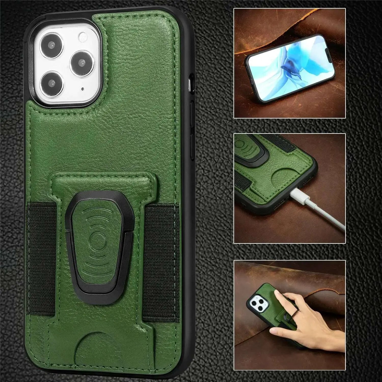 Suitable-for-iphone12-mobile-phone-case-magnetic-suction-car-multi-card-ring-bracket-four-corner-all-inclusive-iphone-protective-cover-GreatEagleInc-334209280