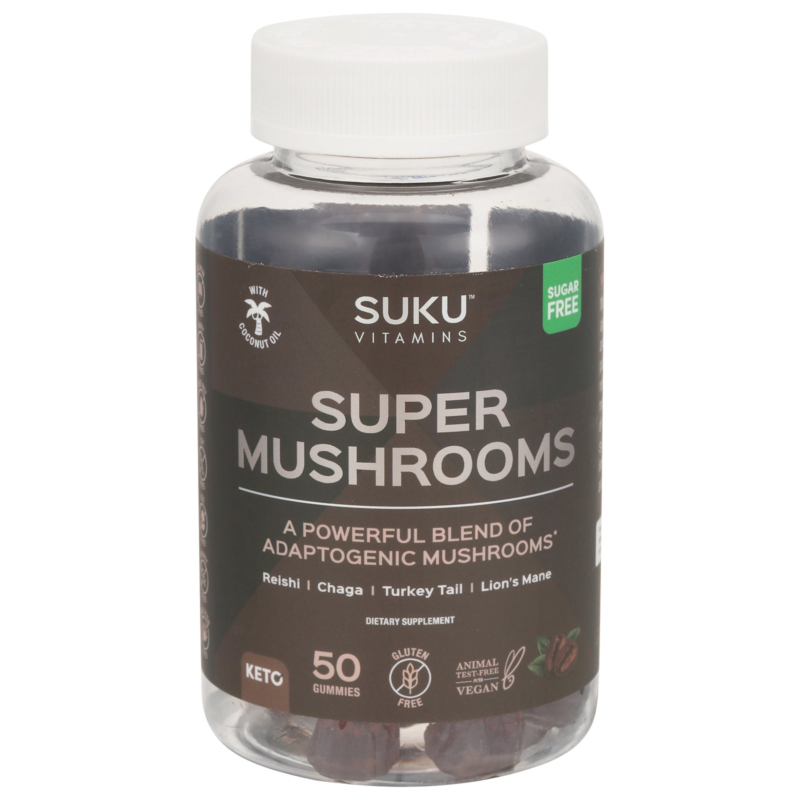 Suku Vitamins - Gummy Super Mushrooms - 1 Each-50 Ct Suku Vitamins