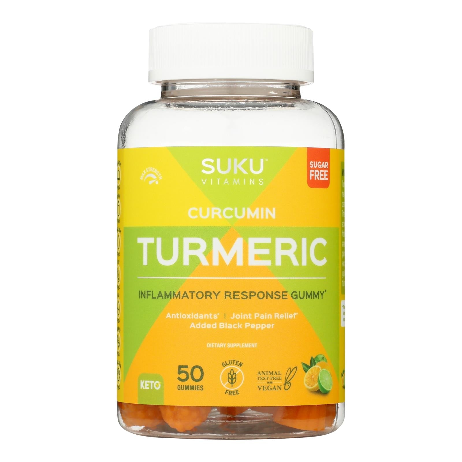 Suku Vitamins - Gummy Turmeric - 1 Each-50 Ct Suku Vitamins