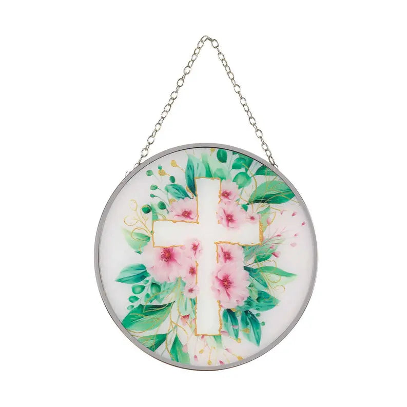 Sun Cat Floral Cross Me W/Suction Cup Dicksons Inc