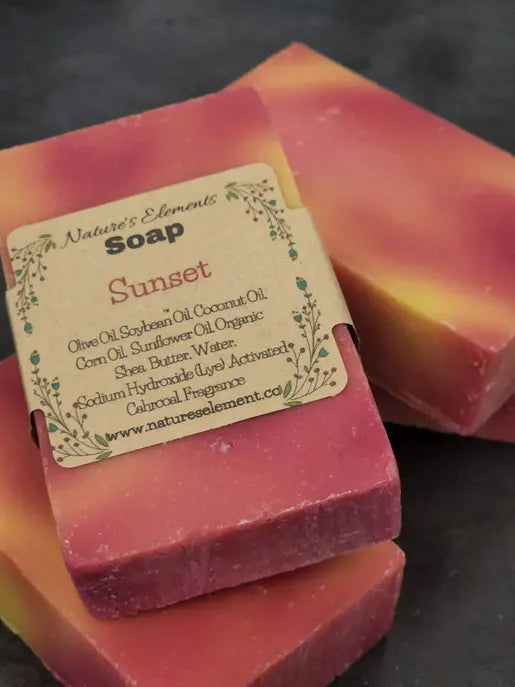 Sunset Handcrafted Soap Natures Elements