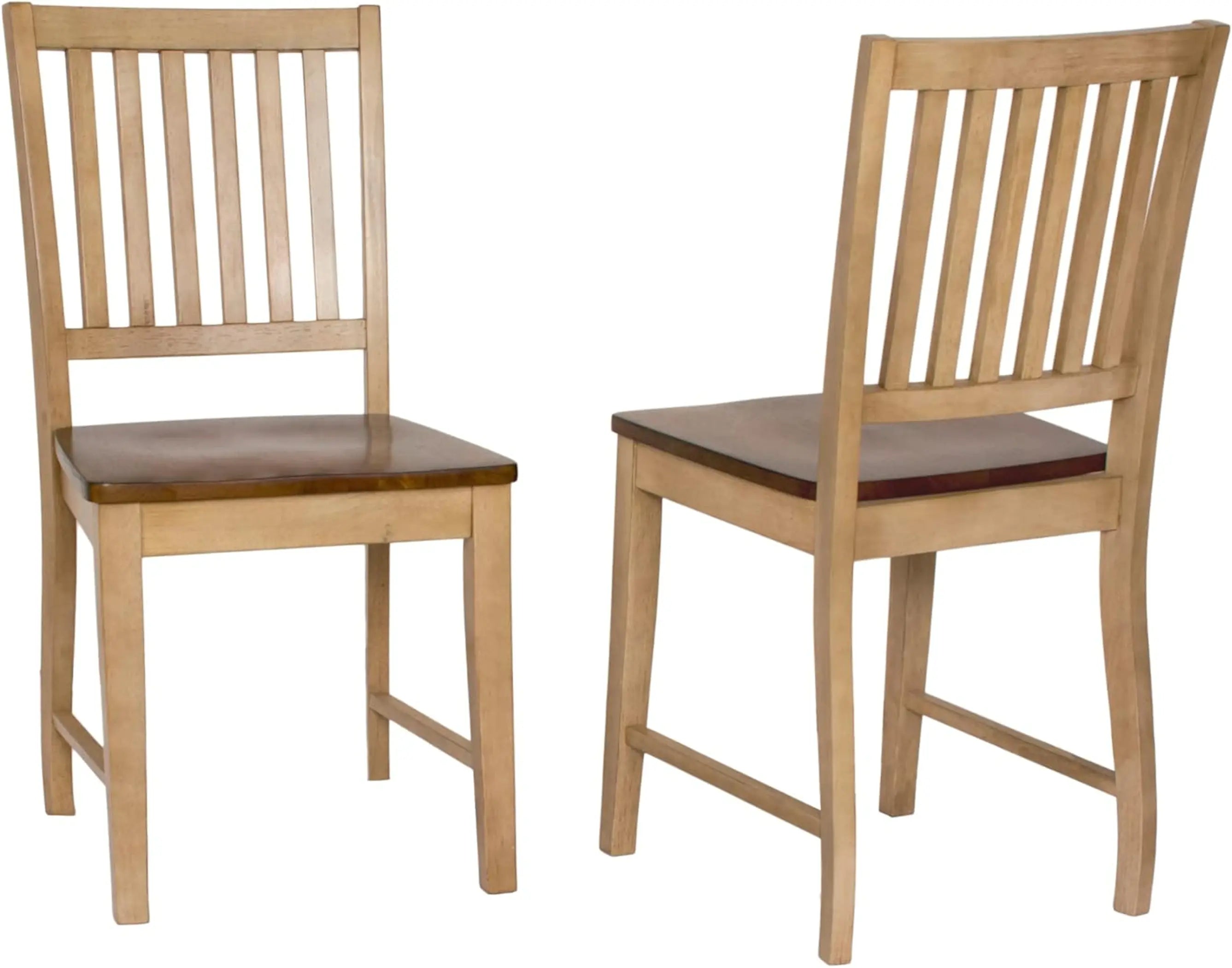 Sunset Trading Brook Slat Back Dining Chair | Set of 2 Sunset Trading