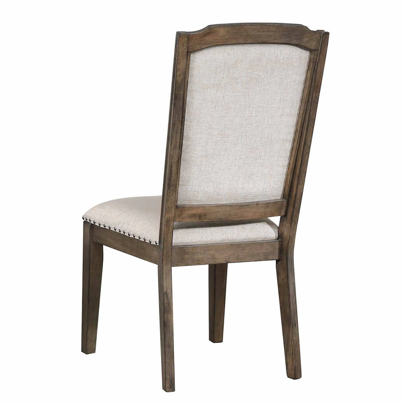 Sunset Trading Cali Upholstered Dining Chair with Nailheads | Set of 2 Sunset Trading