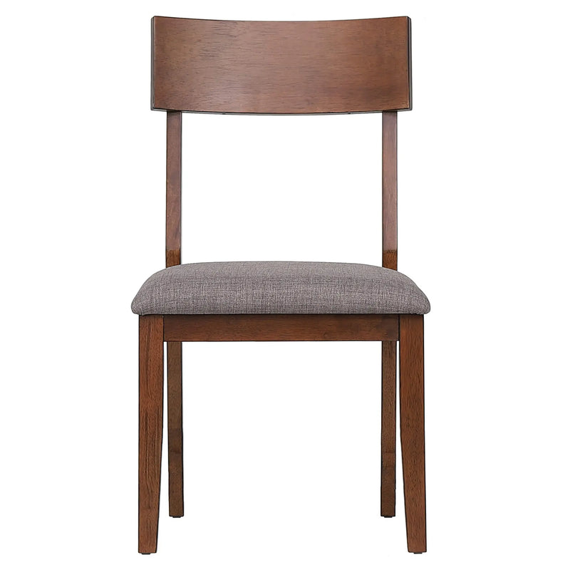 Sunset Trading Mid Century Dining Chair | Padded Performance Fabric Seat | Set of 2 Sunset Trading