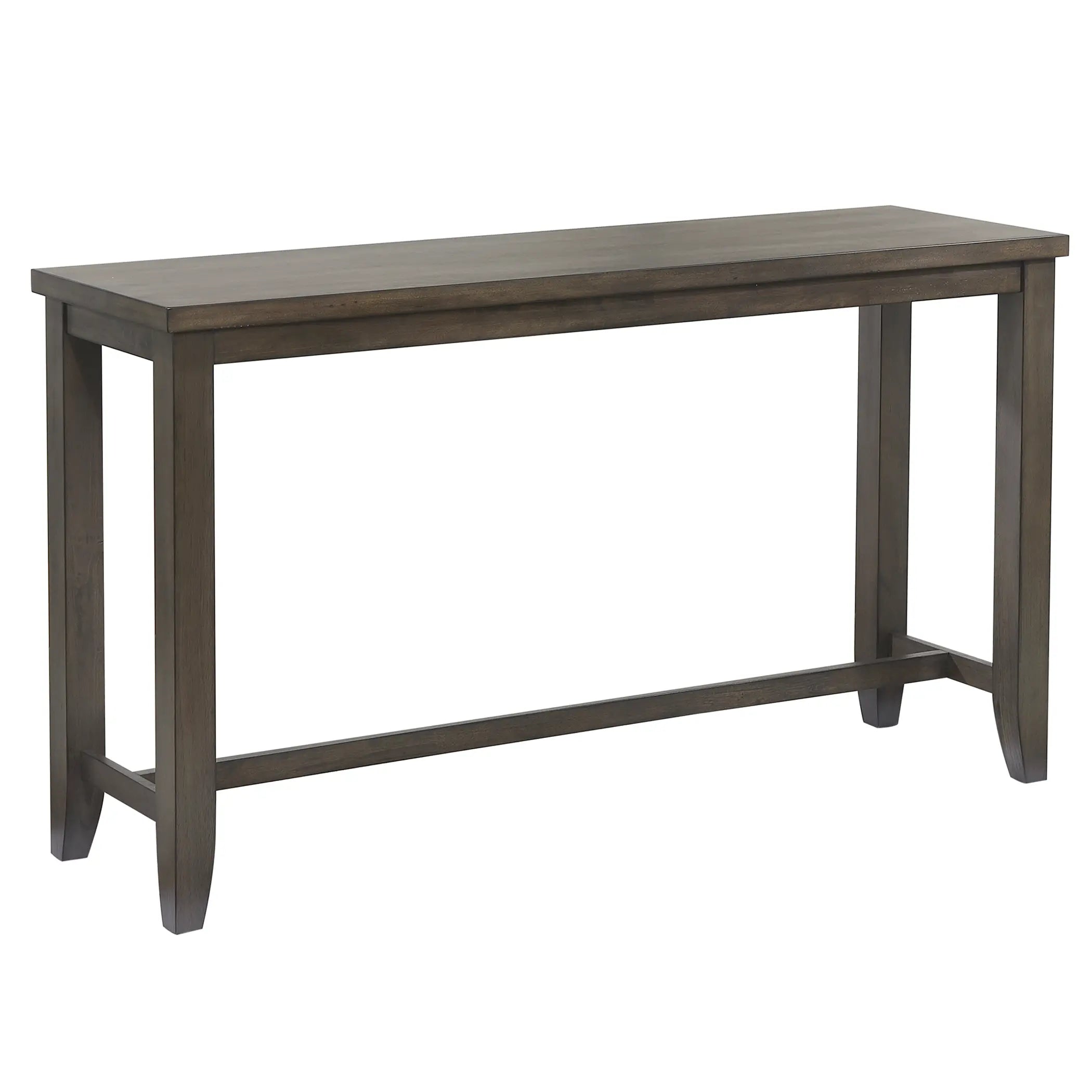 Sunset Trading Shades of Gray 65" Rectangular Narrow Pub Table | Small Space Counter Height Dining | Sofa Console | Seats 6 Sunset Trading