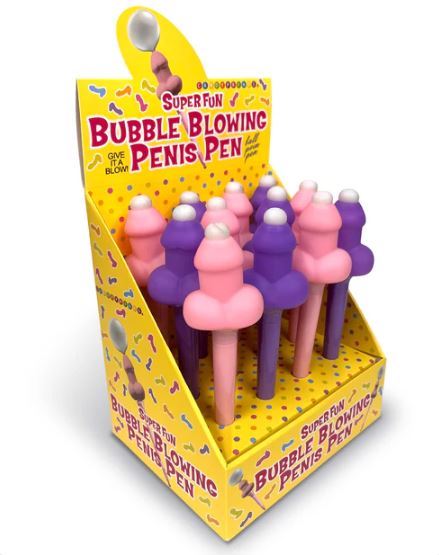 Super Fun Bubble Blowing Penis Pen Dsp/12 Little Genie