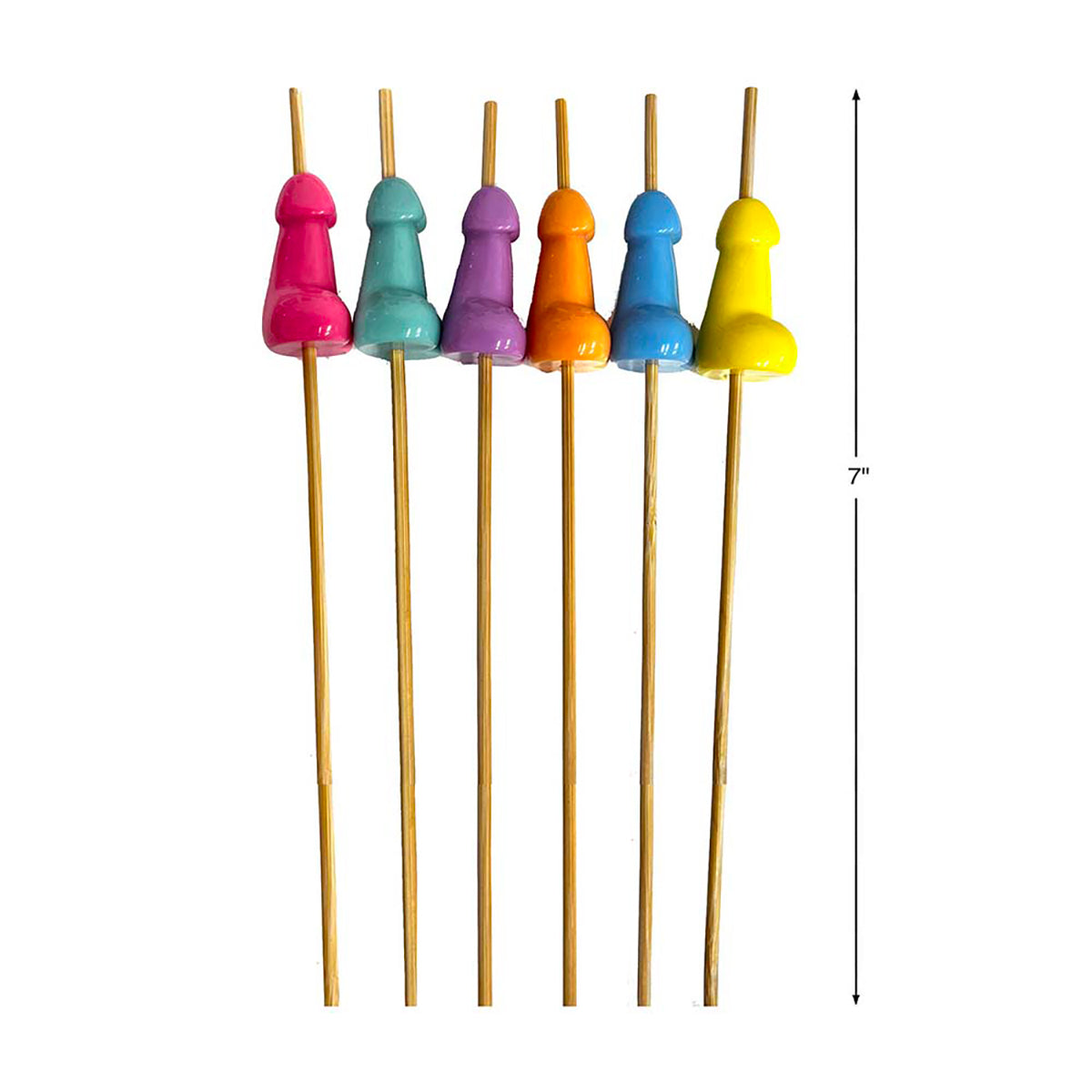 Super Fun Hor D'oeuvre's Picks 6pc Set Little Genie